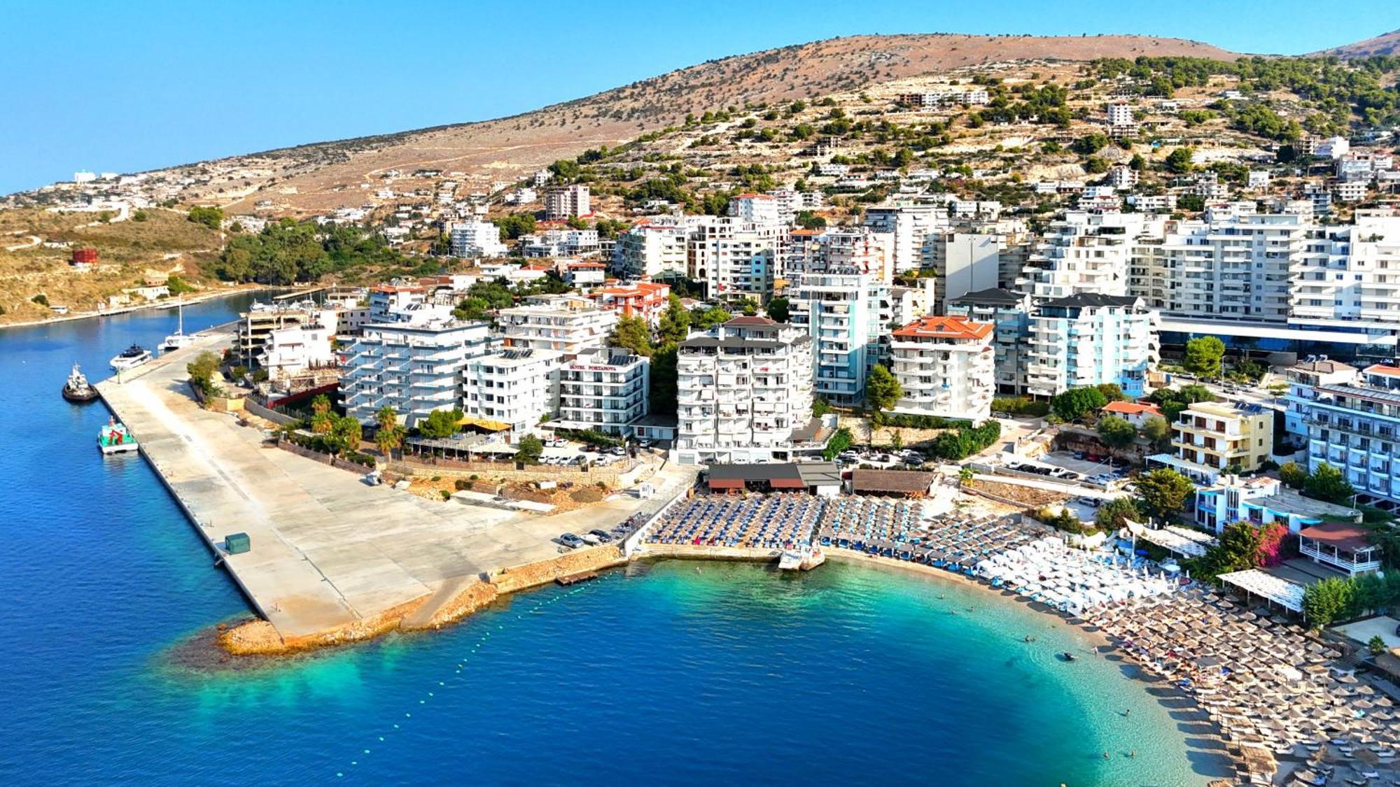 Panorama View Apartments Sarande Luaran gambar