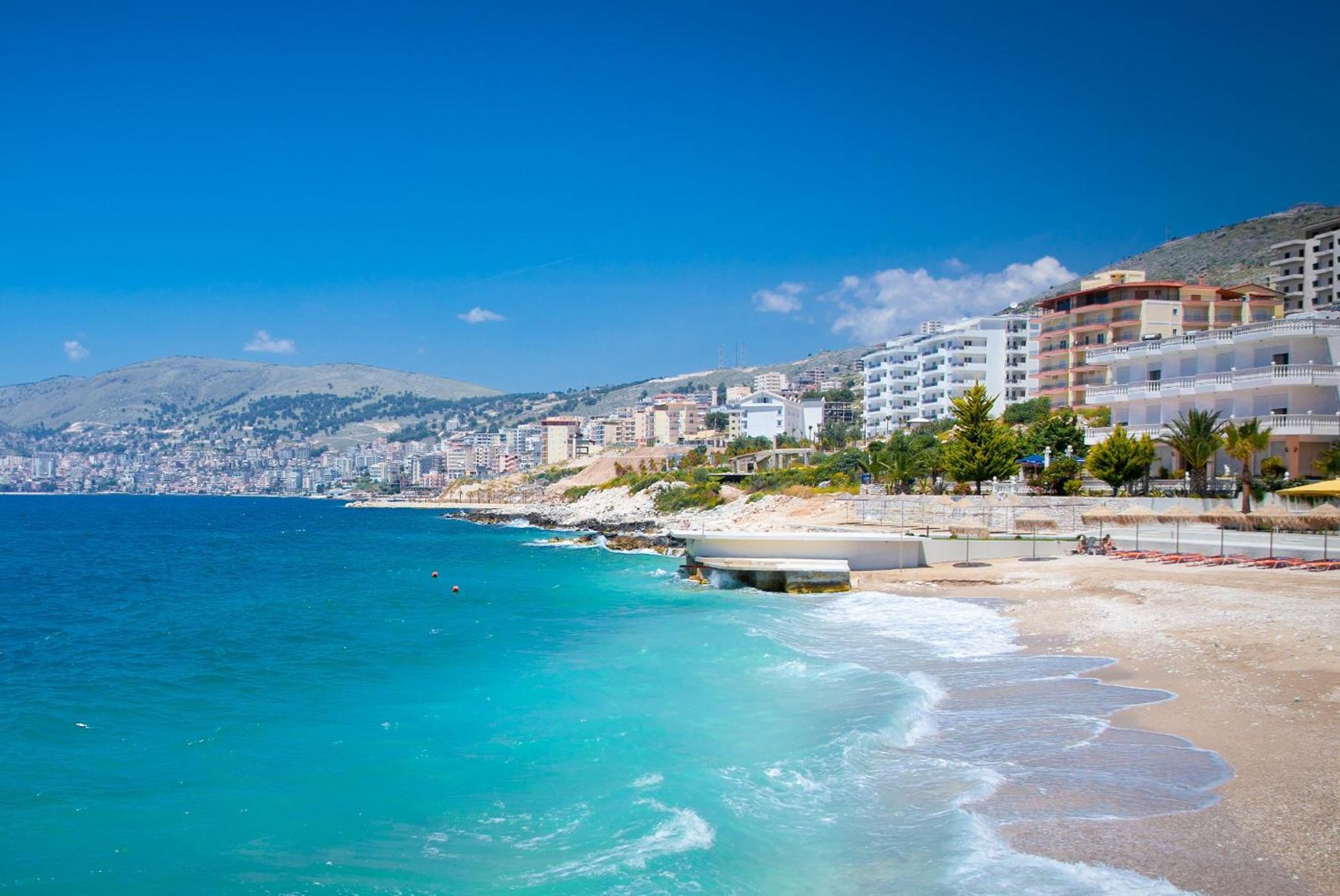 Panorama View Apartments Sarande Luaran gambar