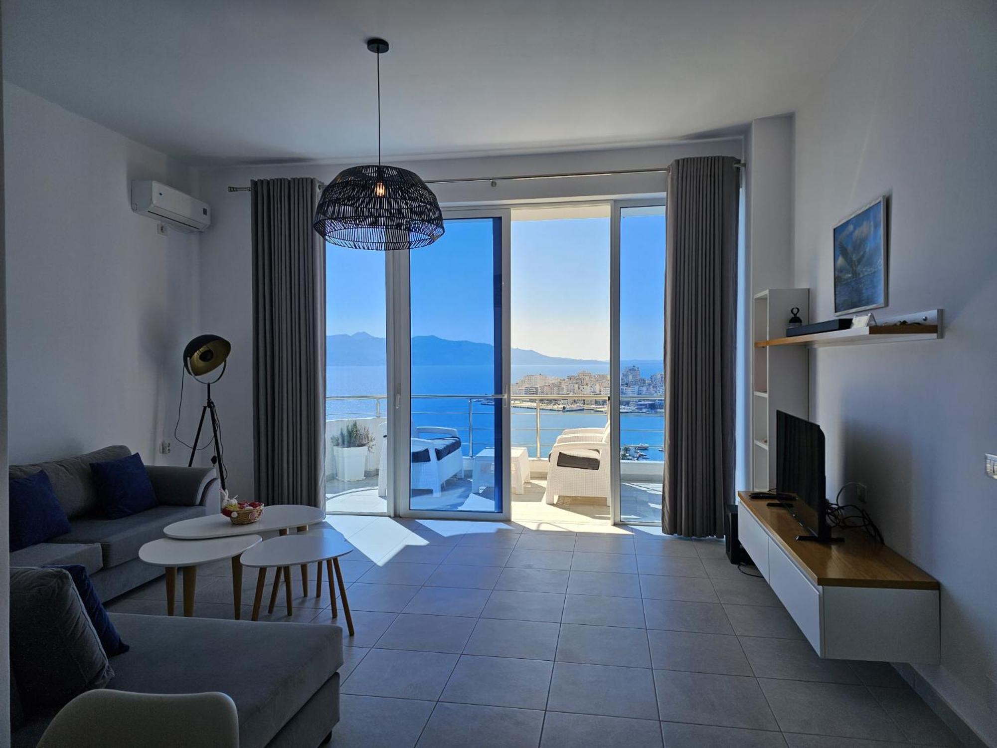Panorama View Apartments Sarande Luaran gambar