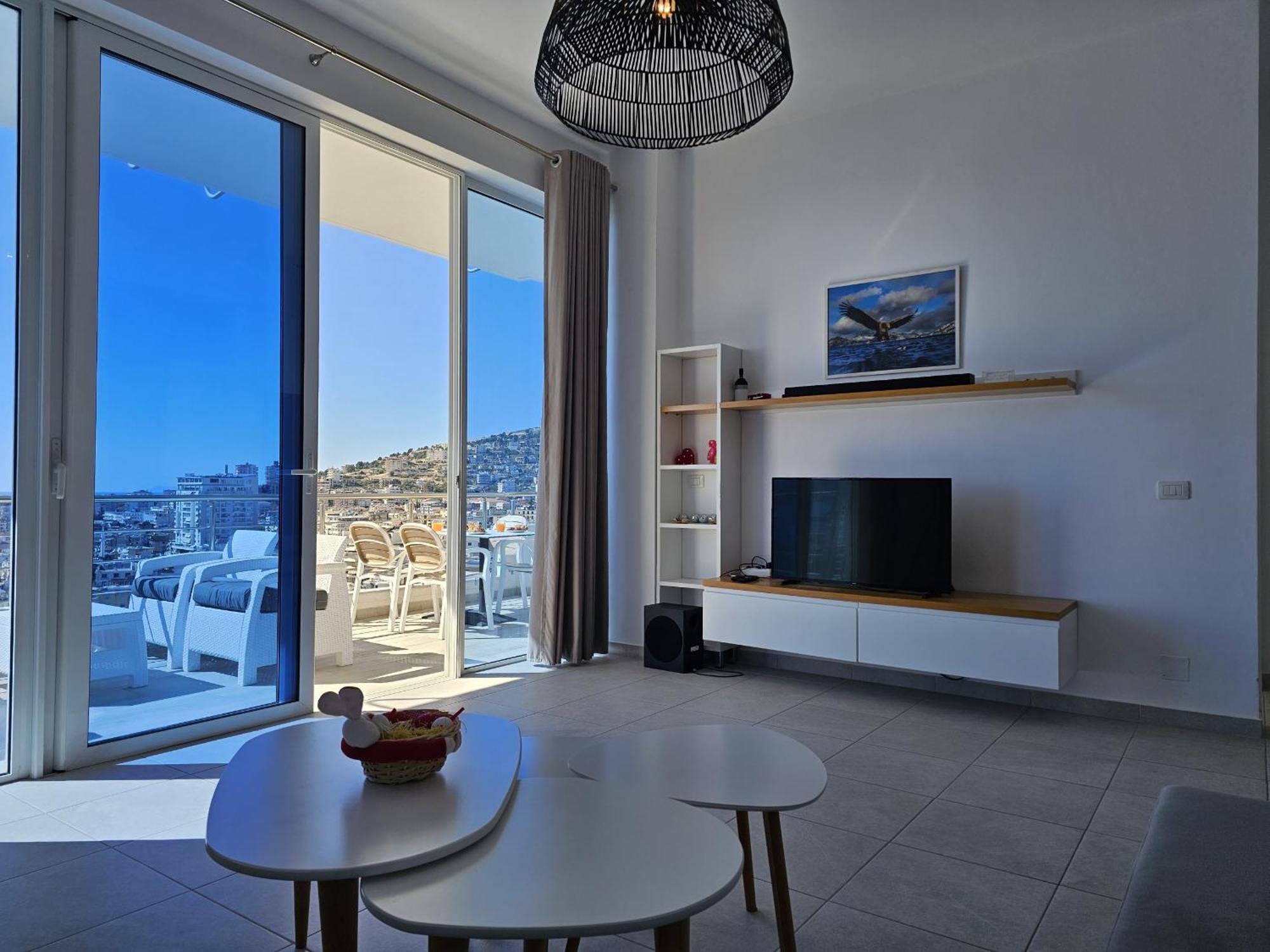 Panorama View Apartments Sarande Luaran gambar