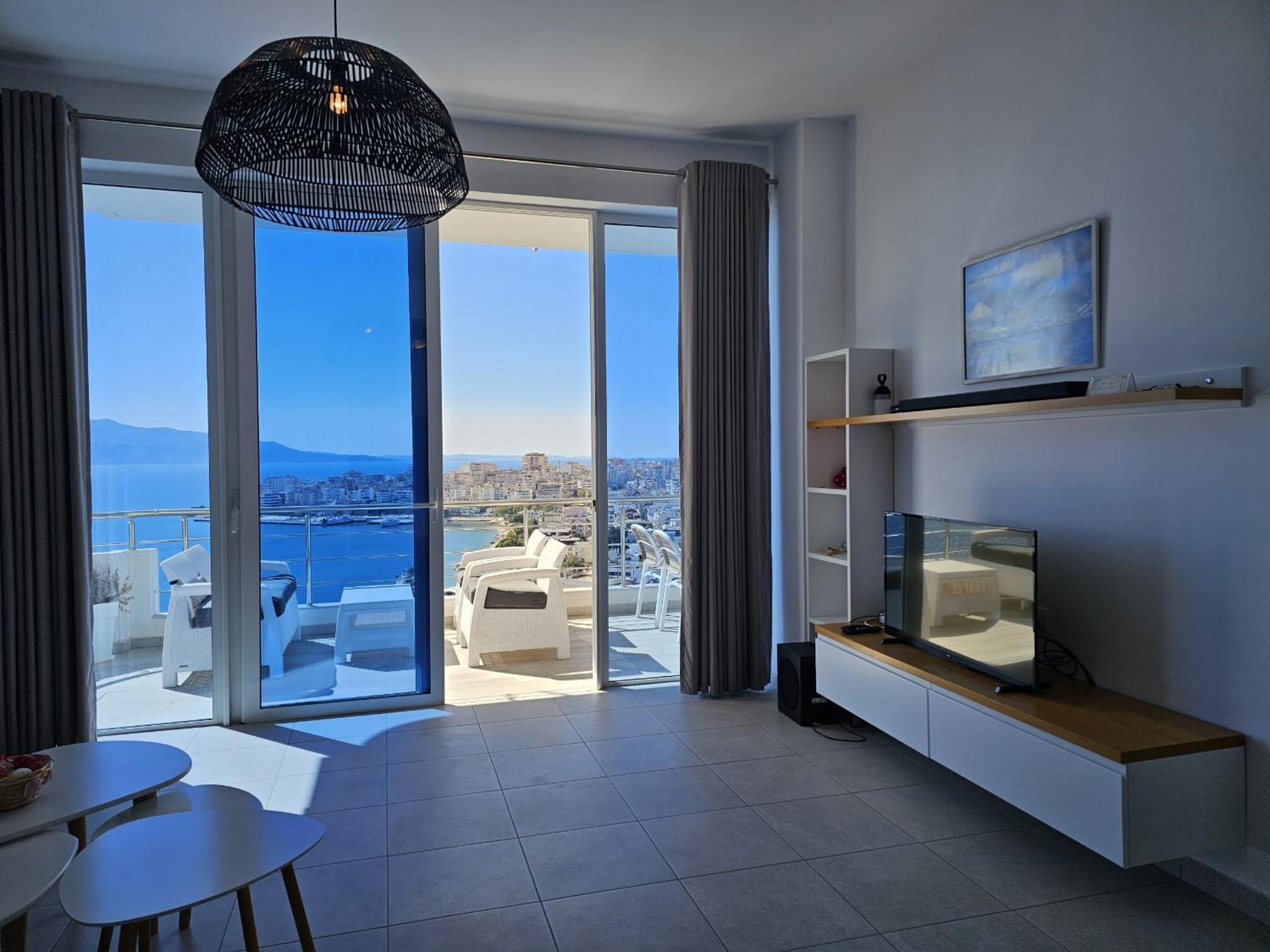 Panorama View Apartments Sarande Luaran gambar