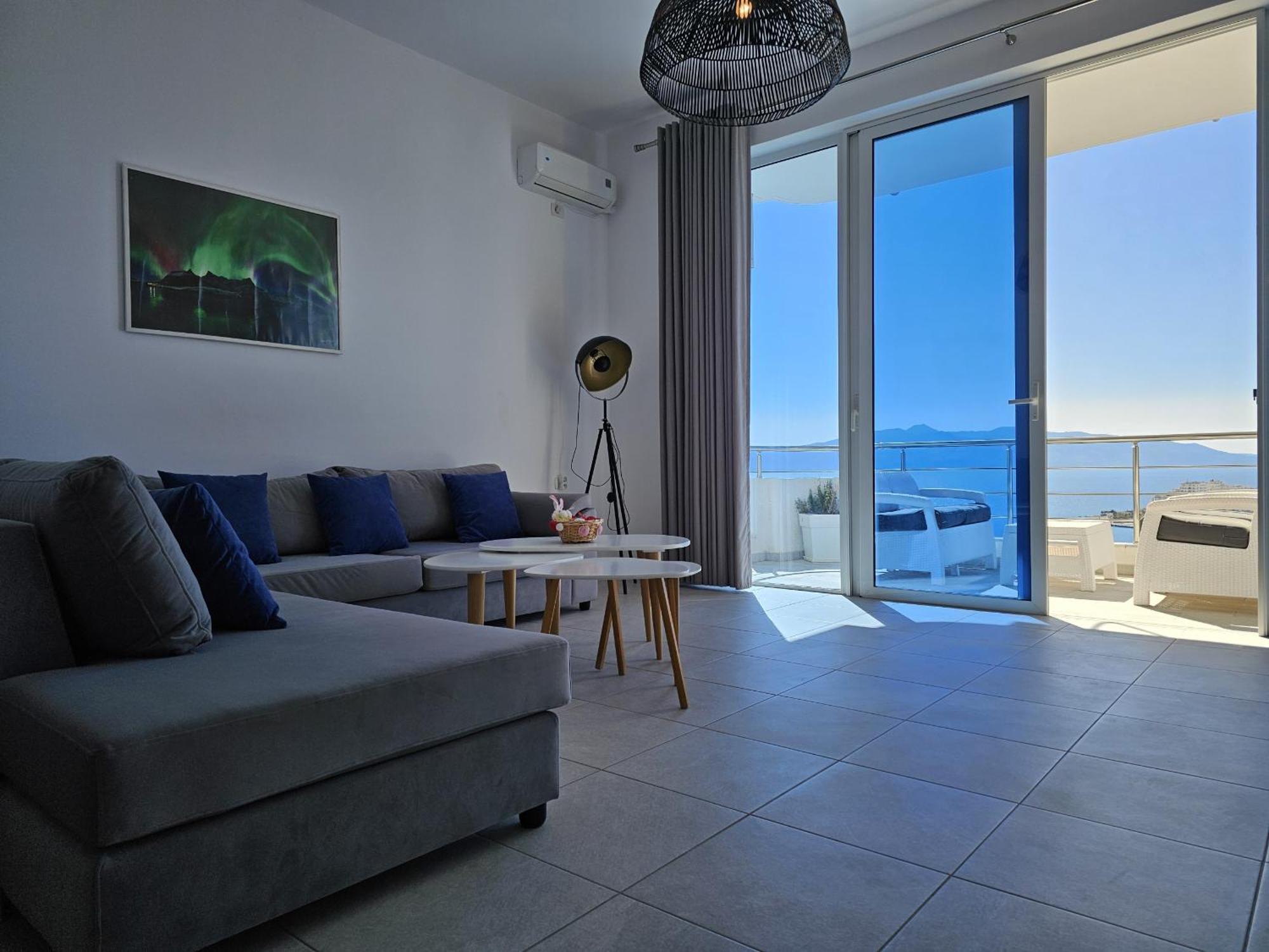 Panorama View Apartments Sarande Luaran gambar